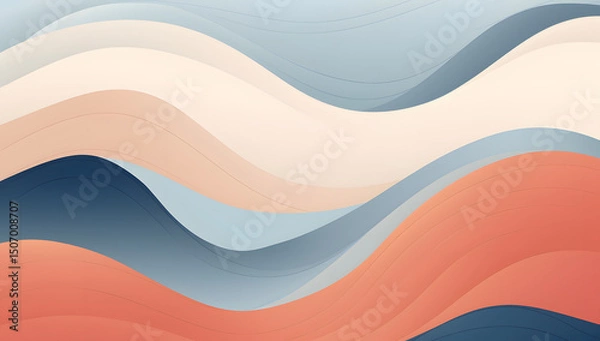 Fototapeta Modern multicolored geometric papercut background business design. Abstract design template for brochures, flyers, magazine, banners, headers, book covers, device screen background and more, vector
