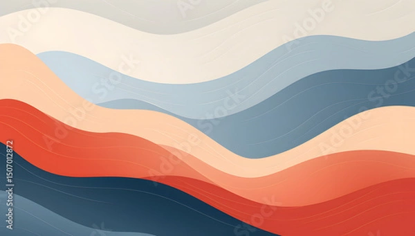 Fototapeta Modern multicolored geometric papercut background business design. Abstract design template for brochures, flyers, magazine, banners, headers, book covers, device screen background and more, vector
