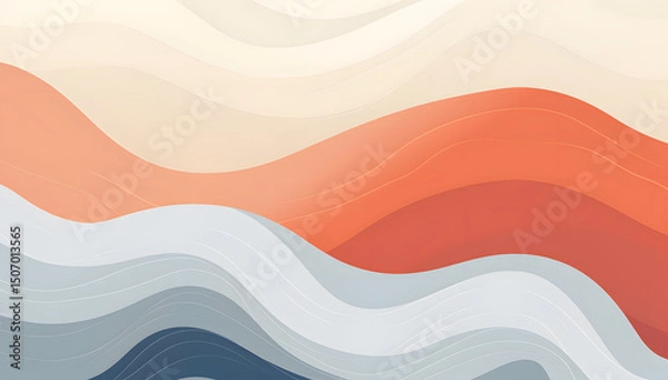Fototapeta Modern multicolored geometric papercut background business design. Abstract design template for brochures, flyers, magazine, banners, headers, book covers, device screen background and more, vector
