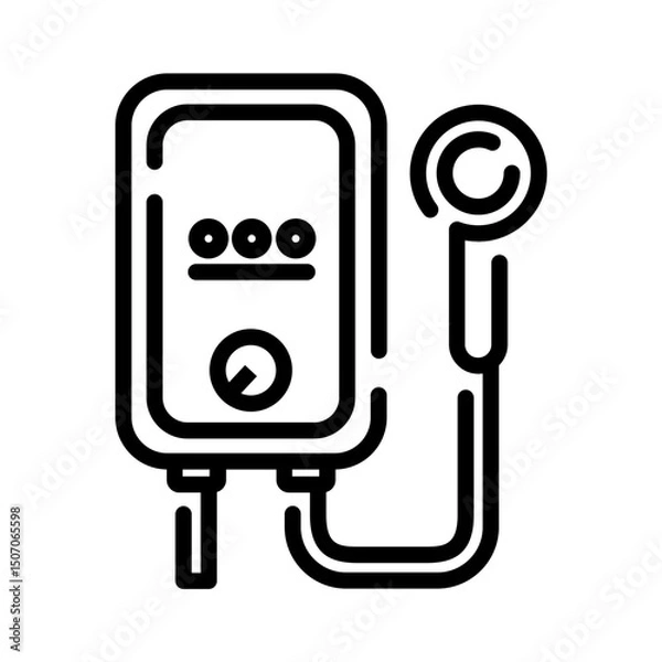 Fototapeta water heater icon	