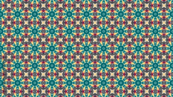 Obraz Trendy geometric floral abstract luxury pattern design.