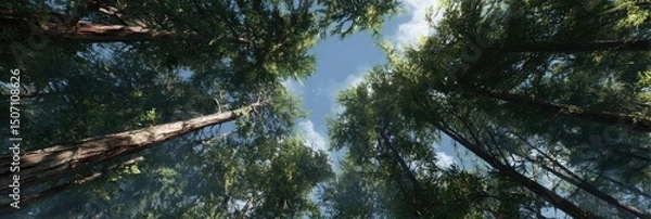 Obraz shot looking up at the sky