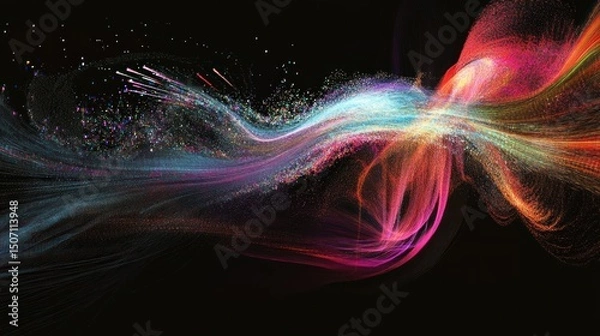 Obraz Abstract Colorful Flow (1)