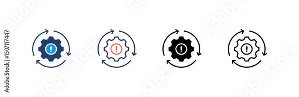 Obraz Recovery Icon set multiple style collection