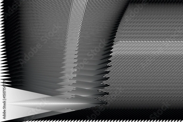 Fototapeta Основные RGB op art modern background, creative dynamic pattern, vector design element