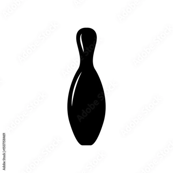 Obraz bowling pin icon