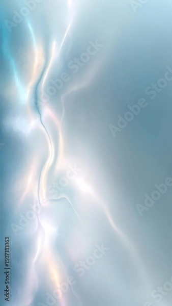 Fototapeta Abstract ethereal design with soft light streaks.