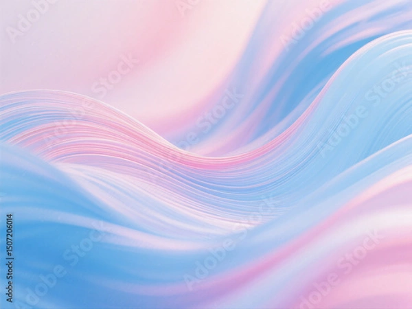 Obraz abstract soft earl textured illustrations of various dynamic and delicate blue pink colors gradation for wallpaper background. 
