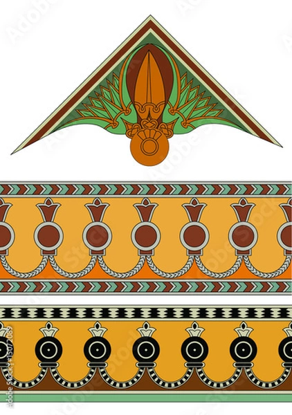 Obraz asyryjski ornament