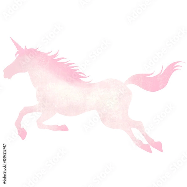 Fototapeta 午年　ユニコーンのイラスト