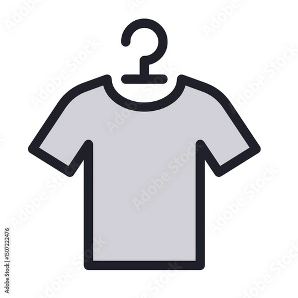 Obraz cloth hanger vector icon