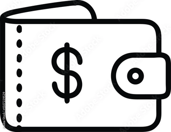 Fototapeta 3D Red Calendar Icon with Business and Finance Symbols – Date, Currency, and Briefcase Illustration