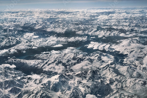 Obraz Luftaufnahme Alpen