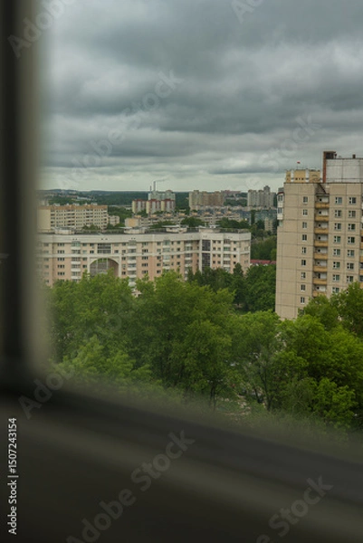 Obraz timelapse of the city