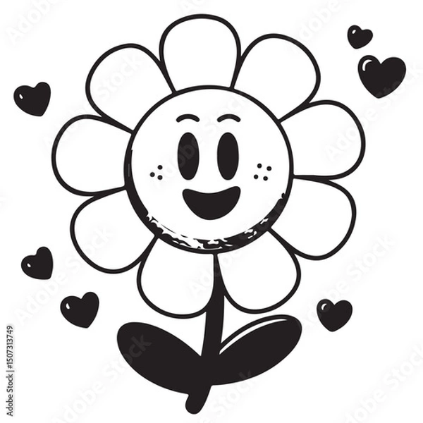 Obraz sunflower vector.eps