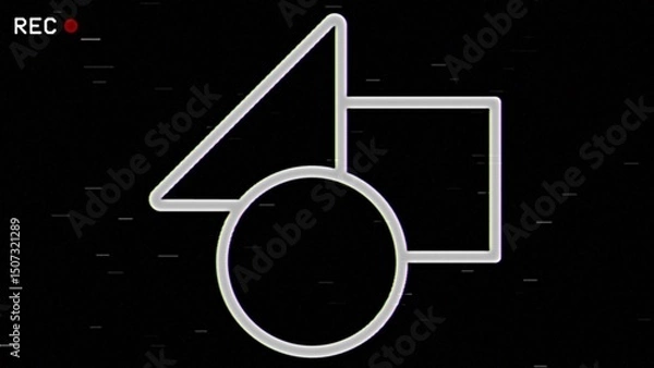 Obraz VHS Old School Cam Recorder Overlay