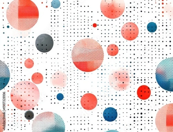 Fototapeta Modern Abstract Geometric Pattern