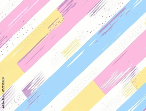 Fototapeta Vibrant Diagonal Brushstroke Pattern