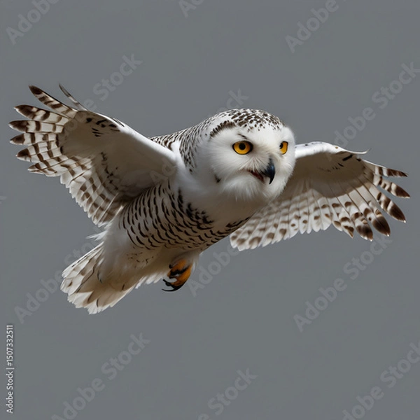 Fototapeta bird on a white