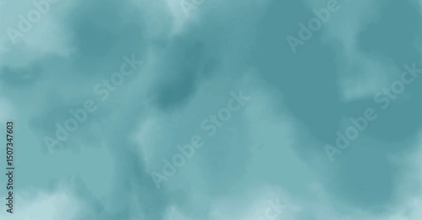 Fototapeta Abstract watercolor art background template. blue and sky watercolor backdrop empty space for text, banner, presentation or product display graphic design
