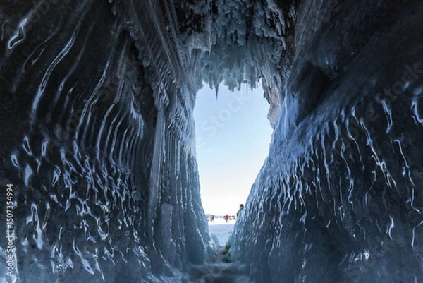 Obraz Ice cave on Lake Baikal