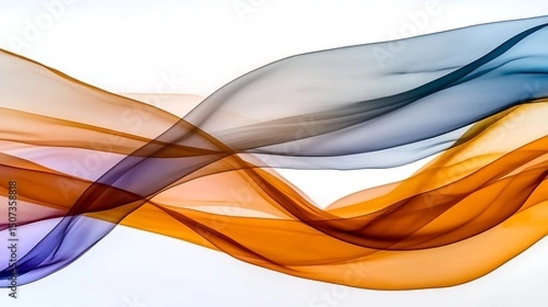 Fototapeta A mesh pattern in soft rainbow tones, with pastel colors flowing gently from one to another, creating a peaceful, serene atmosphere.