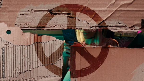 Obraz Cardboard Transition 08