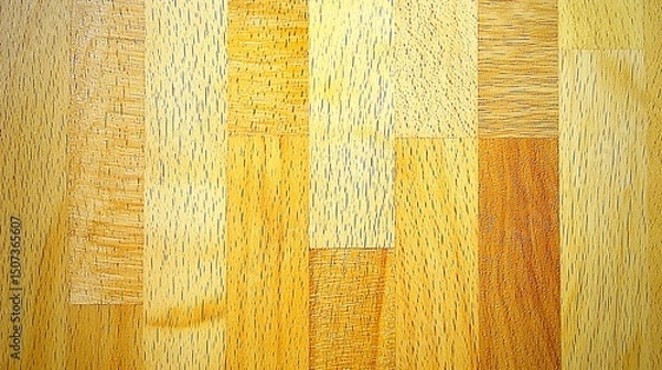 Fototapeta A top-down perspective of light wood with distinct grain patterns, highlighting the natural flow and texture of the wood.