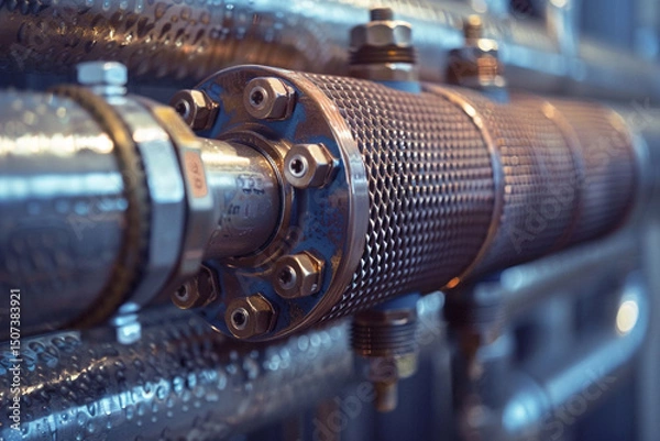 Obraz Industrial Pipe System