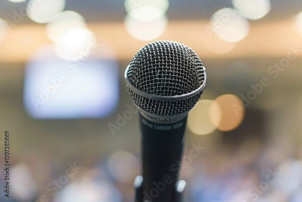 Obraz Microphone Close-Up