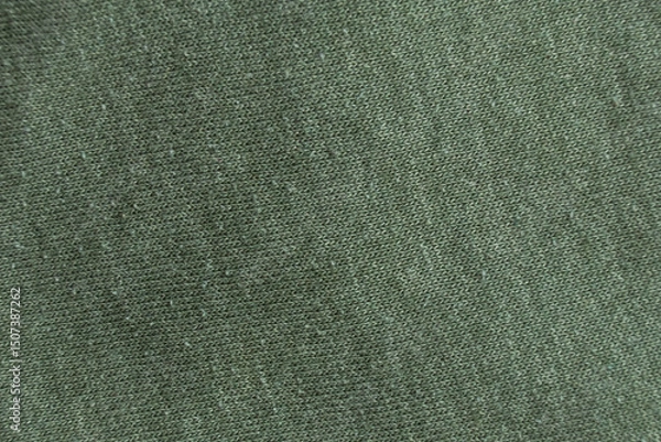 Obraz green knitted fabric texture macro