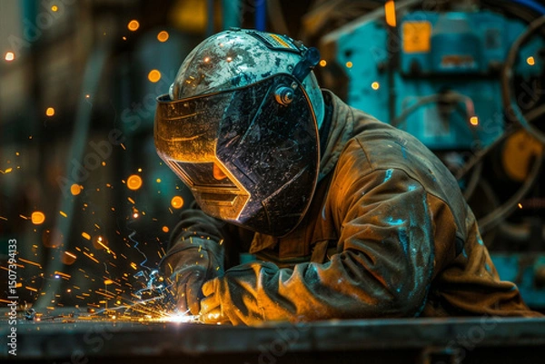 Obraz Welder at Work