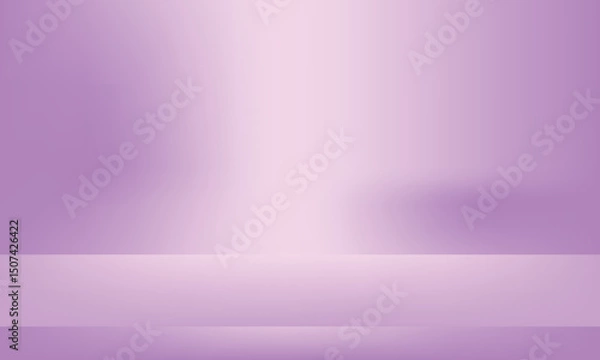 Fototapeta Soft pink gradient studio for presentations background .