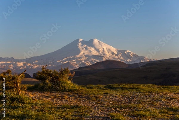 Obraz Panoramic view of the mount Elbrus