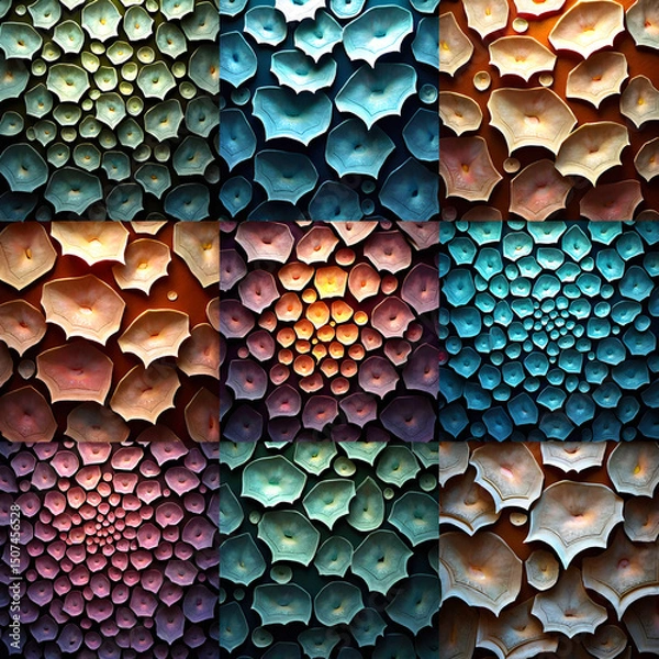 Obraz abstract seamless pattern with circles