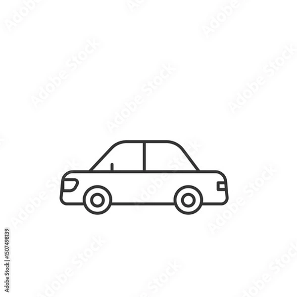 Obraz Car icon. Vehicle symbol modern, simple, vector, icon for website design, mobile app, ui. Vector Illustration
