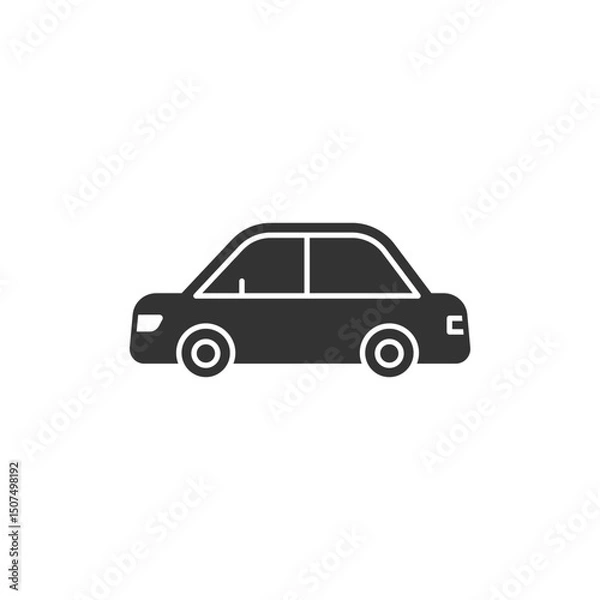 Fototapeta Car icon. Vehicle symbol modern, simple, vector, icon for website design, mobile app, ui. Vector Illustration