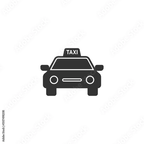 Fototapeta Cab icon. Transportation modern, simple, vector, icon for website design, mobile app, ui. Vector Illustration