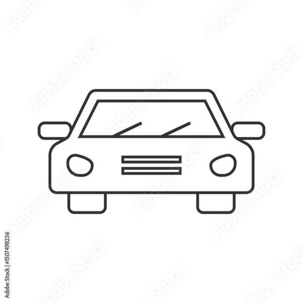 Fototapeta Car icon. Vehicle symbol modern, simple, vector, icon for website design, mobile app, ui. Vector Illustration