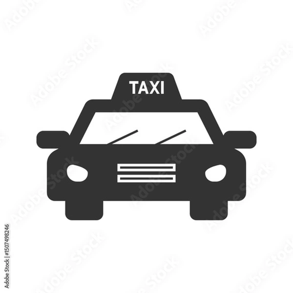 Fototapeta Cab icon. Transportation modern, simple, vector, icon for website design, mobile app, ui. Vector Illustration