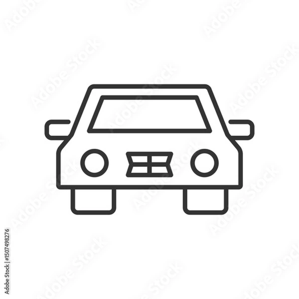 Obraz Car icon. Vehicle symbol modern, simple, vector, icon for website design, mobile app, ui. Vector Illustration