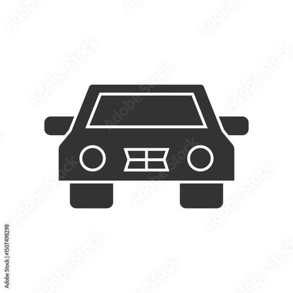 Fototapeta Car icon. Vehicle symbol modern, simple, vector, icon for website design, mobile app, ui. Vector Illustration