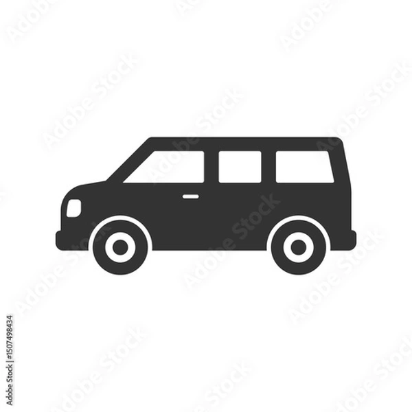 Fototapeta Car icon. Transport symbol modern, simple, vector, icon for website design, mobile app, ui. Vector Illustration