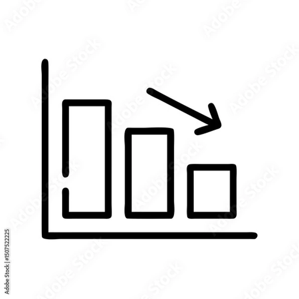 Fototapeta bar chart icon, bar graph icon, analytics icon, statistics icon, data chart icon, business chart icon, performance icon, financial chart icon, growth chart icon, report icon, data analysis icon, chart