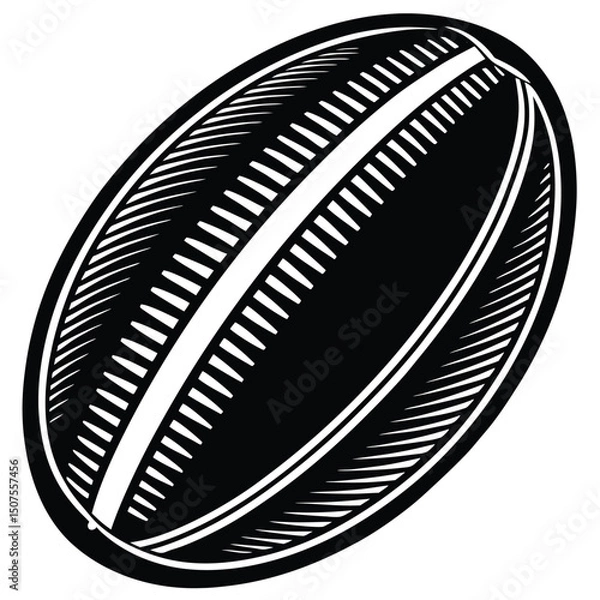 Obraz abstract black and white circle