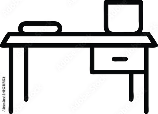 Obraz vector illustration of a table