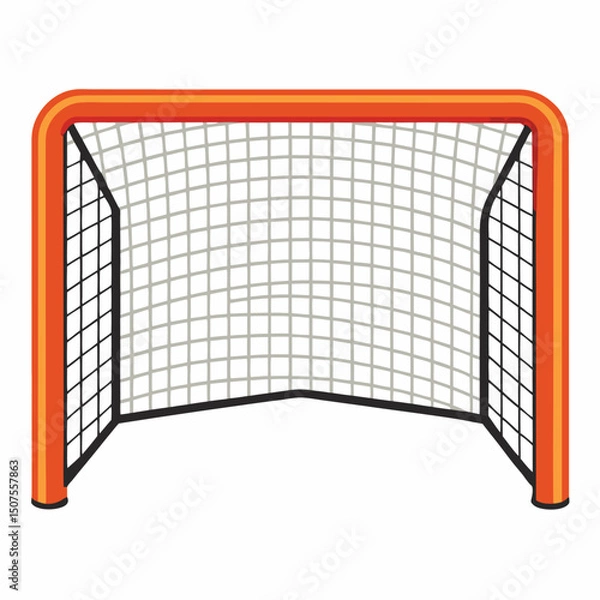 Obraz volleyball net on white background