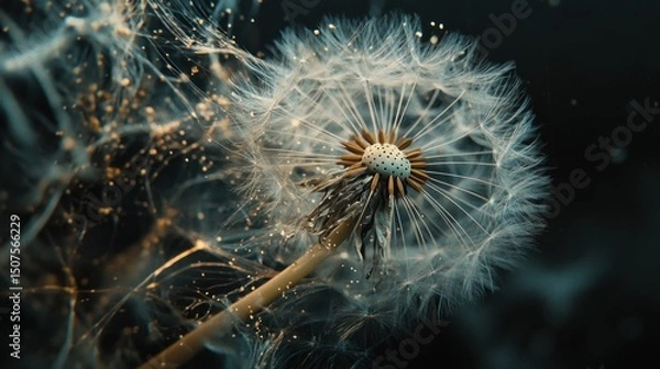 Fototapeta Dandelion in Motion