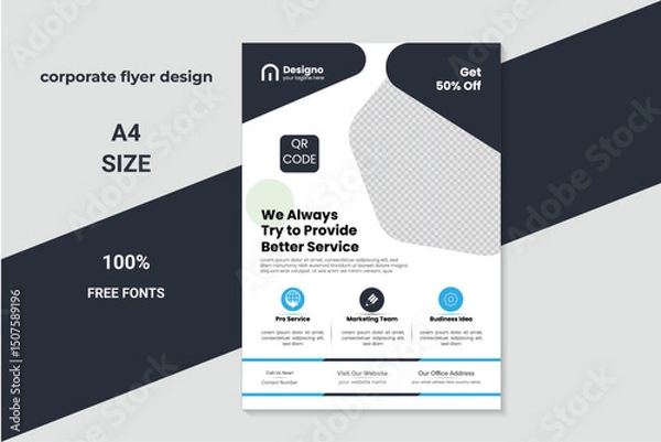 Obraz Business Services Flyer Design