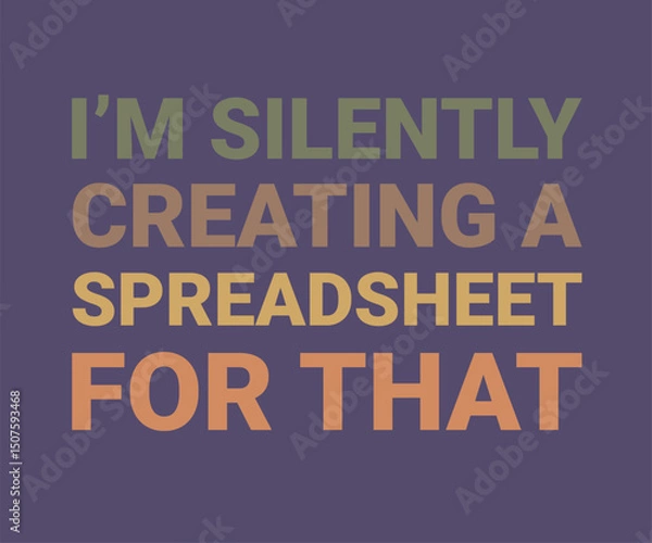 Obraz I'm silently creating a spreadsheet for that